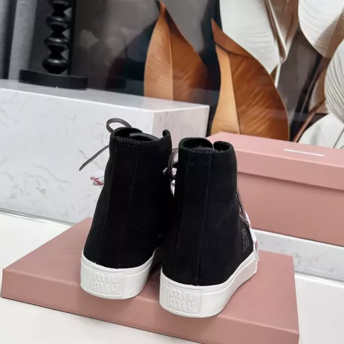 Replica MIU MIU High Tops Shoes For Women #1348503 $96.00 USD for Wholesale