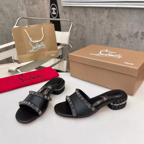 Replica Christian Louboutin CL Slippers For Women #1348509 $98.00 USD for Wholesale