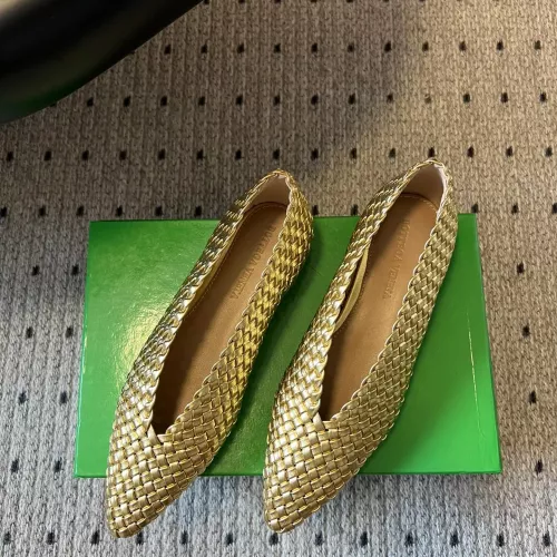 Bottega Veneta BV Flat Shoes For Women #1348641 $128.00 USD, Wholesale Replica Bottega Veneta BV Flat Shoes