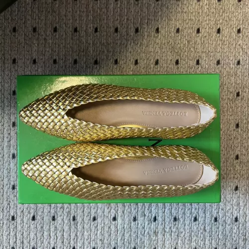 Replica Bottega Veneta BV Flat Shoes For Women #1348641 $128.00 USD for Wholesale