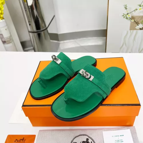Hermes Slippers For Women #1348681 $85.00 USD, Wholesale Replica Hermes Slippers