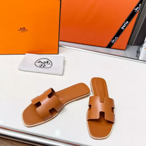 Hermes Slippers For Women #1348692 $80.00 USD, Wholesale Replica Hermes Slippers