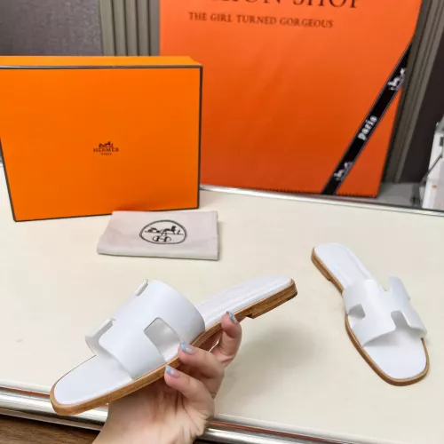 Replica Hermes Slippers For Women #1348696 $80.00 USD for Wholesale