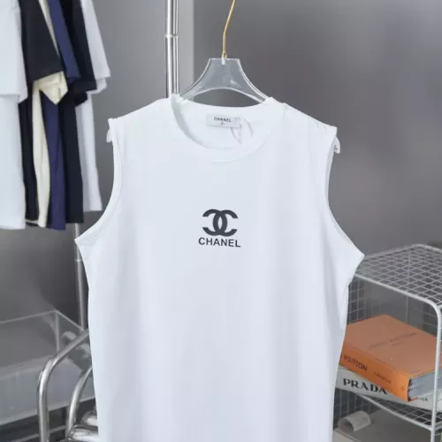 Chanel T-Shirts Sleeveless For Unisex #1348706 $32.00 USD, Wholesale Replica Chanel T-Shirts