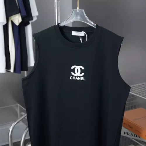 Chanel T-Shirts Sleeveless For Unisex #1348707 $32.00 USD, Wholesale Replica Chanel T-Shirts