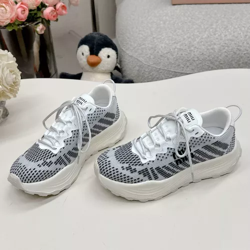 MIU MIU Casual Shoes For Women #1348711 $100.00 USD, Wholesale Replica MIU MIU Casual Shoes