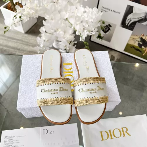 Replica Christian Dior Slippers For Women #1348716 $88.00 USD for Wholesale