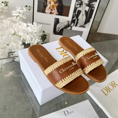 Replica Christian Dior Slippers For Women #1348717 $88.00 USD for Wholesale