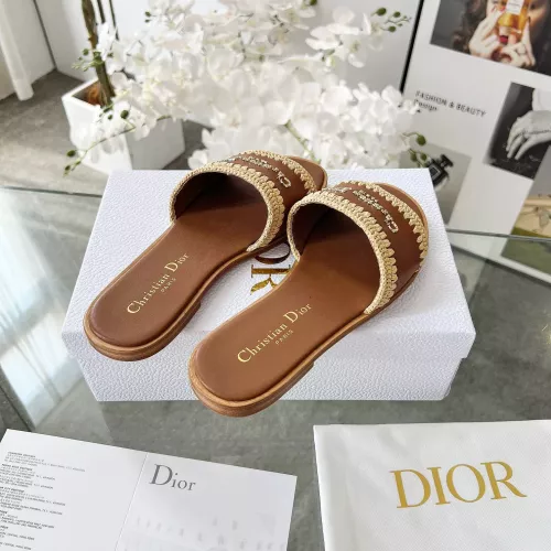 Replica Christian Dior Slippers For Women #1348717 $88.00 USD for Wholesale