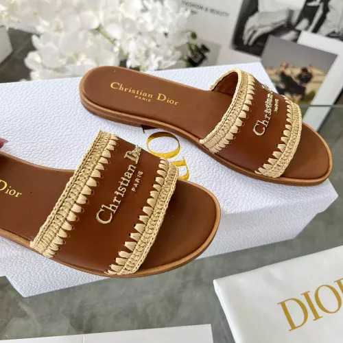 Replica Christian Dior Slippers For Women #1348717 $88.00 USD for Wholesale
