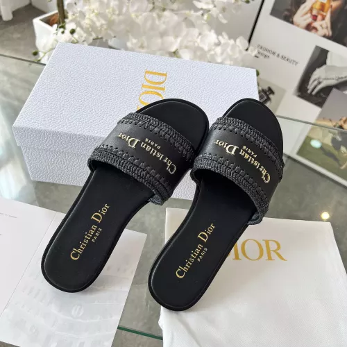 Replica Christian Dior Slippers For Women #1348718 $88.00 USD for Wholesale