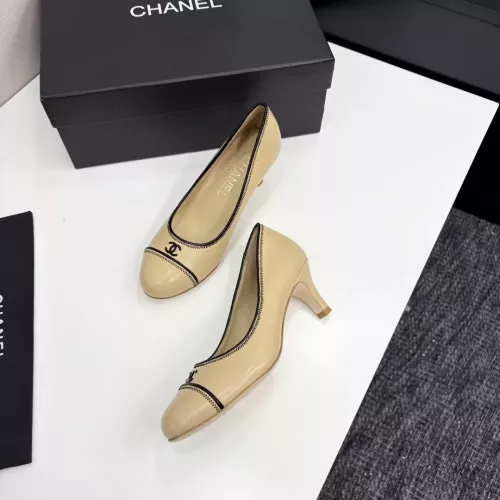 Chanel High-Heeled Shoes For Women #1348720 $105.00 USD, Wholesale Replica Chanel High-Heeled Shoes