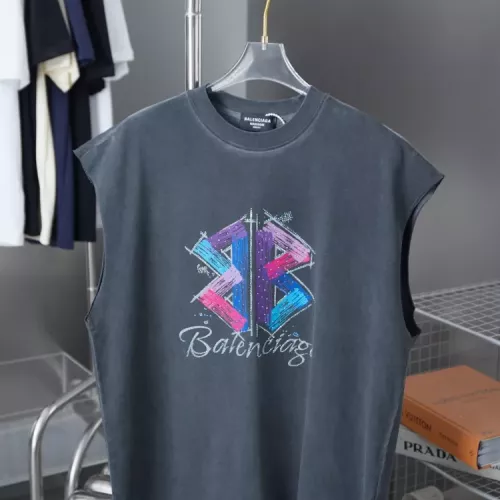 Balenciaga T-Shirts Sleeveless For Unisex #1348759 $40.00 USD, Wholesale Replica Balenciaga T-Shirts