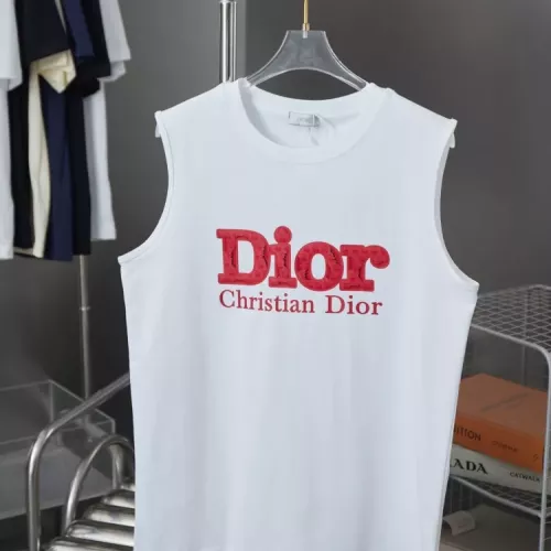 Christian Dior T-Shirts Sleeveless For Unisex #1348768 $34.00 USD, Wholesale Replica Christian Dior T-Shirts