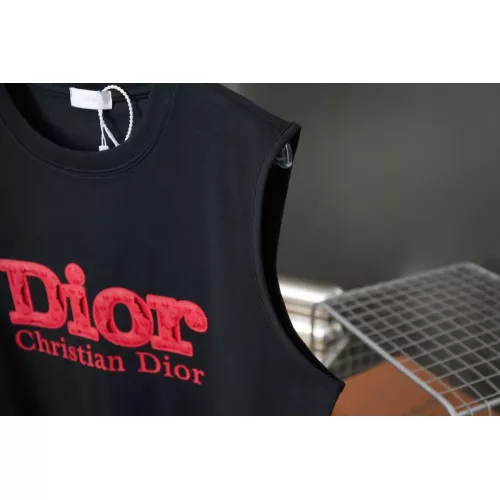 Replica Christian Dior T-Shirts Sleeveless For Unisex #1348769 $34.00 USD for Wholesale