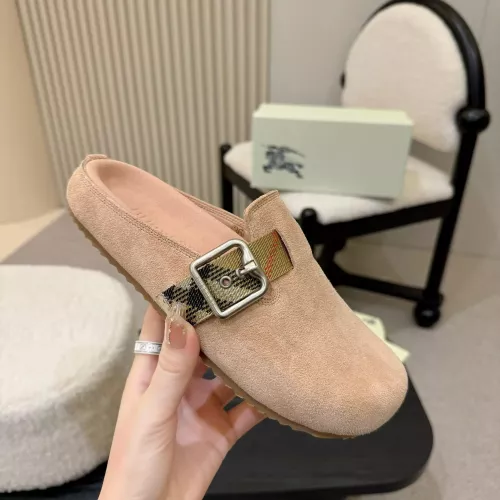 Replica Burberry Slippers For Women #1348874 $98.00 USD for Wholesale