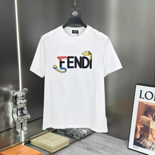 Fendi T-Shirts Short Sleeved For Men #1349099 $80.00 USD, Wholesale Replica Fendi T-Shirts