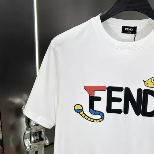 Replica Fendi T-Shirts Short Sleeved For Men #1349099 $80.00 USD for Wholesale