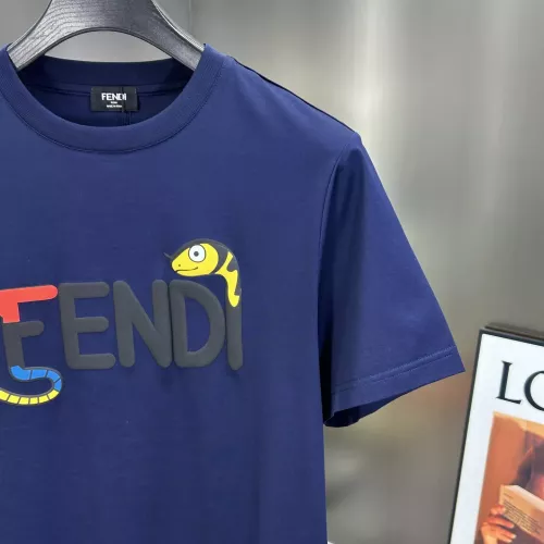 Replica Fendi T-Shirts Short Sleeved For Men #1349100 $80.00 USD for Wholesale