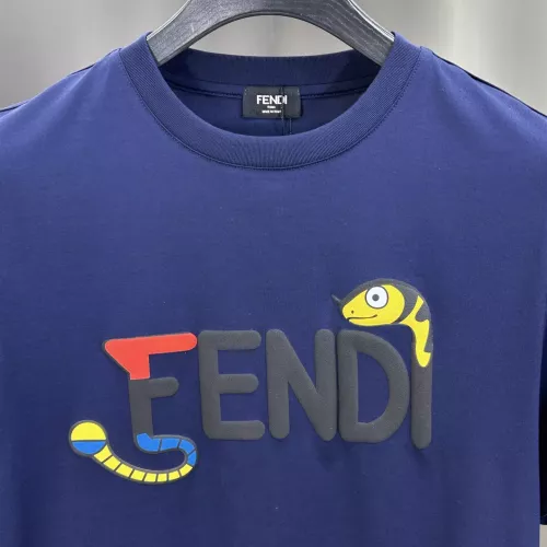 Replica Fendi T-Shirts Short Sleeved For Men #1349100 $80.00 USD for Wholesale