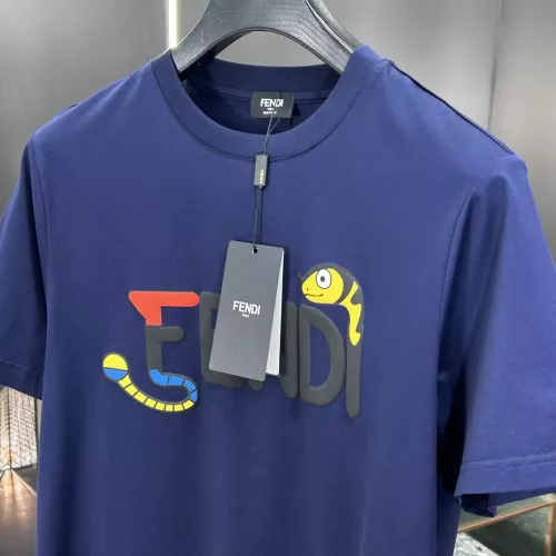 Replica Fendi T-Shirts Short Sleeved For Men #1349100 $80.00 USD for Wholesale
