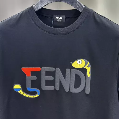 Replica Fendi T-Shirts Short Sleeved For Men #1349101 $80.00 USD for Wholesale