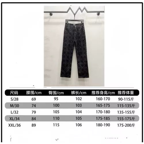 Replica Chanel Jeans For Men #1349285 $60.00 USD for Wholesale