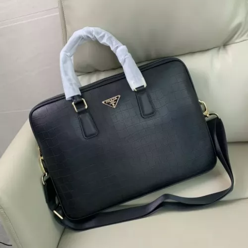 Replica Prada AAA Man Handbags #1349401 $160.00 USD for Wholesale