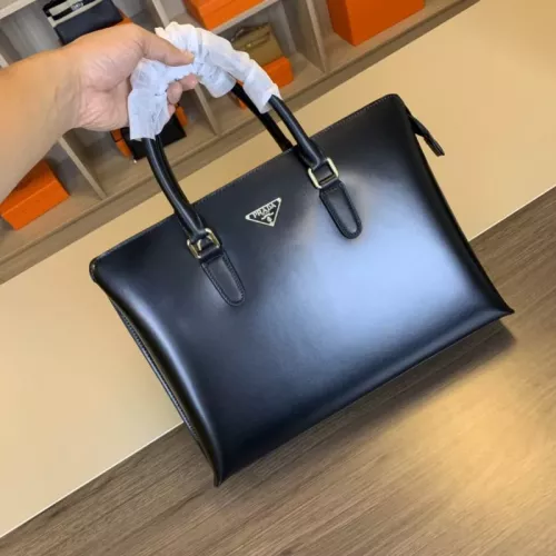 Replica Prada AAA Man Handbags #1349407 $158.00 USD for Wholesale