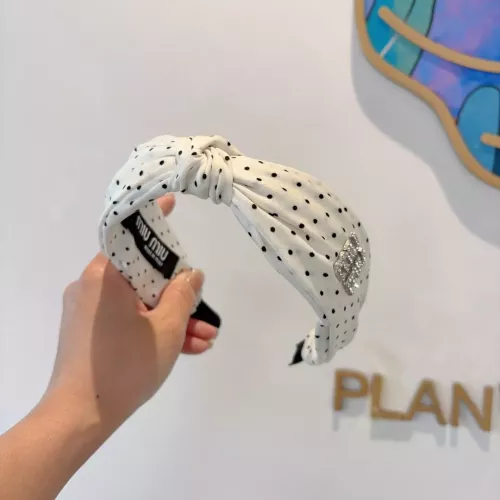 Replica MIU MIU Headband For Women #1349412 $27.00 USD for Wholesale