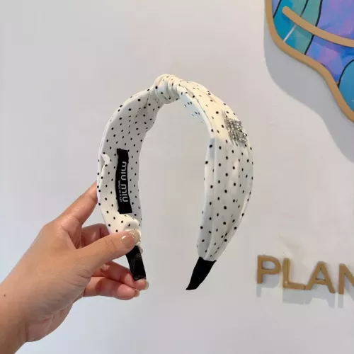 Replica MIU MIU Headband For Women #1349412 $27.00 USD for Wholesale