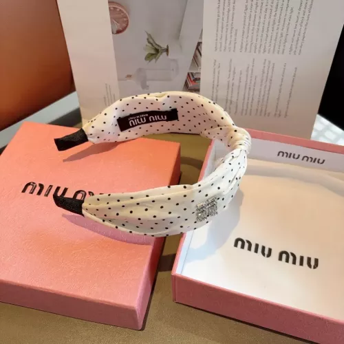Replica MIU MIU Headband For Women #1349412 $27.00 USD for Wholesale