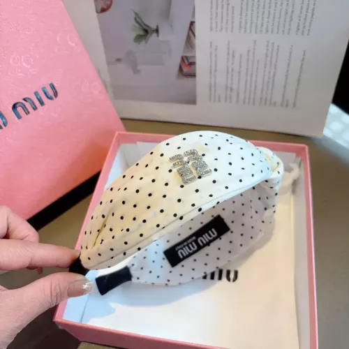 Replica MIU MIU Headband For Women #1349412 $27.00 USD for Wholesale