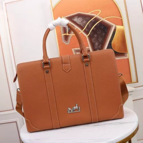 Replica Hermes AAA Man Handbags #1349561 $162.00 USD for Wholesale