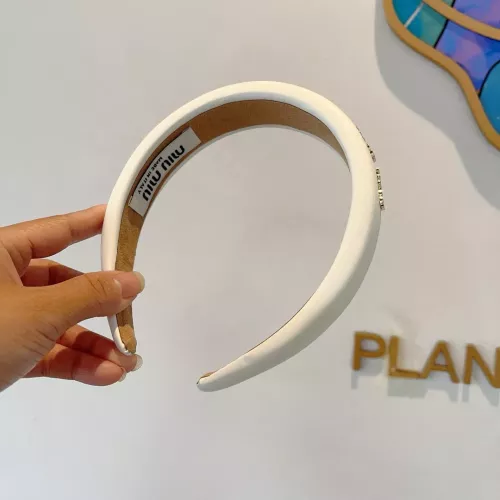 Replica MIU MIU Headband For Women #1349564 $27.00 USD for Wholesale