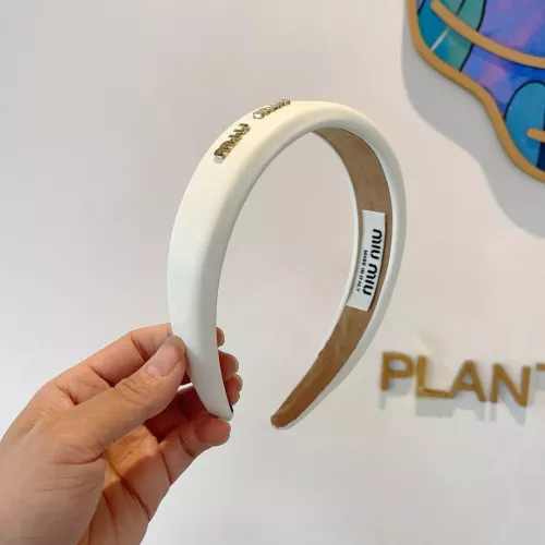 Replica MIU MIU Headband For Women #1349564 $27.00 USD for Wholesale