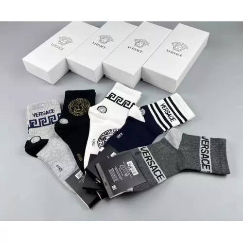 Replica Versace Socks For Men #1349591 $25.00 USD for Wholesale