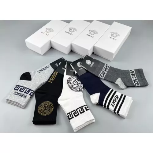 Replica Versace Socks For Men #1349591 $25.00 USD for Wholesale