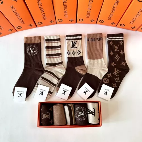 Louis Vuitton LV Socks #1349593 $29.00 USD, Wholesale Replica Louis Vuitton LV Socks