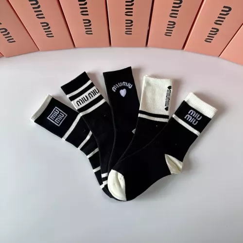 Replica MIU MIU Socks #1349595 $29.00 USD for Wholesale