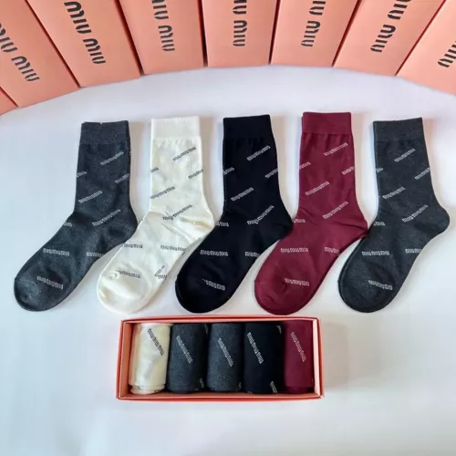 MIU MIU Socks #1349596 $29.00 USD, Wholesale Replica MIU MIU Socks