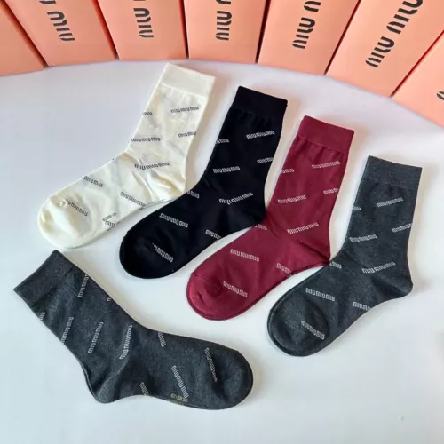 Replica MIU MIU Socks #1349596 $29.00 USD for Wholesale