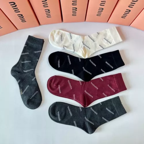 Replica MIU MIU Socks #1349596 $29.00 USD for Wholesale