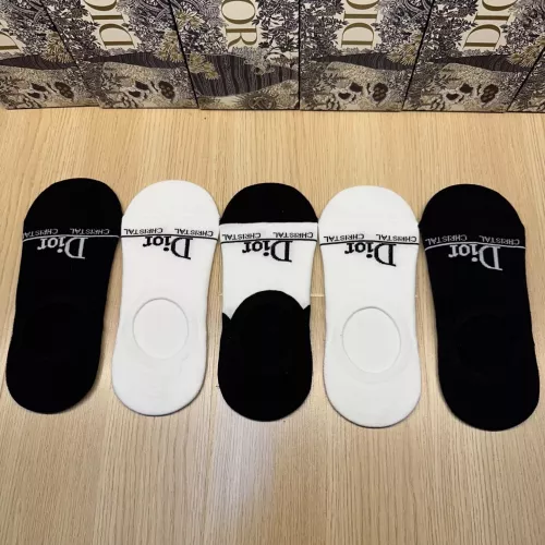 Replica Christian Dior Socks For Women #1349597 $25.00 USD for Wholesale