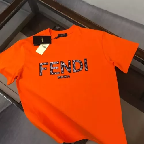 Fendi T-Shirts Short Sleeved For Unisex #1349828 $42.00 USD, Wholesale Replica Fendi T-Shirts