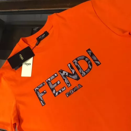 Replica Fendi T-Shirts Short Sleeved For Unisex #1349828 $42.00 USD for Wholesale