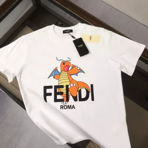Fendi T-Shirts Short Sleeved For Unisex #1349832 $42.00 USD, Wholesale Replica Fendi T-Shirts