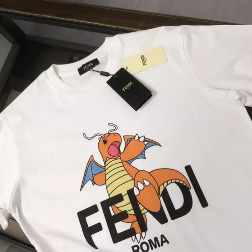 Replica Fendi T-Shirts Short Sleeved For Unisex #1349832 $42.00 USD for Wholesale