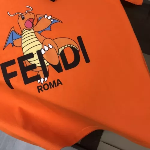 Replica Fendi T-Shirts Short Sleeved For Unisex #1349834 $42.00 USD for Wholesale