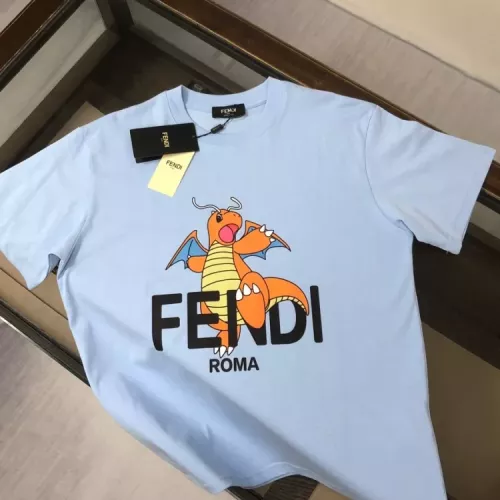Fendi T-Shirts Short Sleeved For Unisex #1349835 $42.00 USD, Wholesale Replica Fendi T-Shirts